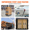 SucceBuy 4pcs Trailer Ratchet Tie Down Straps with Padded Handles Hook Brake Binding Belt for Moving Securing Cargo Motorcycle