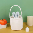 Rabbit Ear Bag With Handle 2025 Easter Bunny Gift Buckets Velvet Bags Wedding Candy Bag Kids Birthday Party Supplies