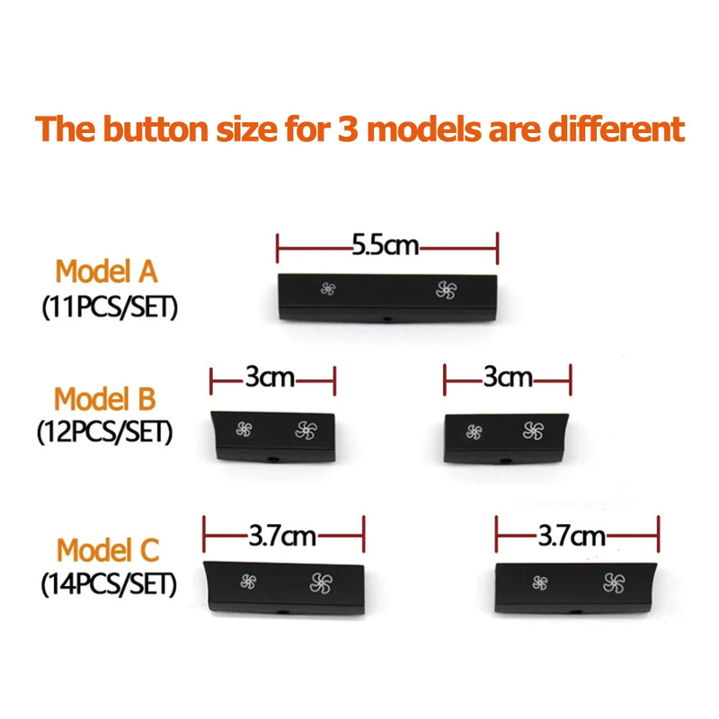 Dashboard Air Conditioner AC Control Button Heater Switch Cover For BMW 5 6 7 Series X5 X6 F10 F11 F07 F06 F12 F01 F02 F15 F16