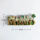 Europe Monaco 3D Fridge Magnets Tourism Souvenir Refrigerator Magnets Sticker Collection Handicraft Decoration Articles