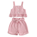 3Pcs Baby Boy Summer Outfits Short Sleeve Striped T-Shirt Denim Shorts Sun Hat Set Infant Clothing for Beach