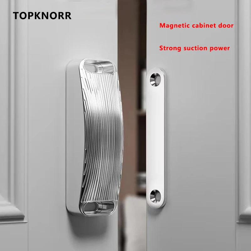 No-punch Door Suction Strong Magnetic Cabinet Door Does Not Close Tightly Artifact Room Door Sliding Door No-punch Lock Buckle