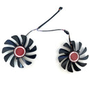 New 2pcs/set FDC10U12S9-C CF1010U12S 95mm Alternative RX590 GPU Video Card Cooler fan For XFX RX 590/580 VGA Video Card Cooling