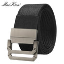 Maikun Nylon Belts For Men Army Tactical Men's Belt Double Rappelling Buckle