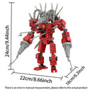 MOC Skibidi Toilet Action Figure Building Blocks Titan Clock Man upgrade 4.0 Bricks DlY Toys For Kid Christmas Birthday Gifts