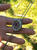 Fashion Adjustable Chain Aromatherapy Essential Oil Diffuser Necklace Stainless Steel Locket Sweater Chain Long Perfume Necklace