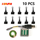 10PCS 0.8mm Pin RGB LED Building Blocks USB Lamp DIY Street Light City Electric Decorate 1X1 Brick Compatible All Brands