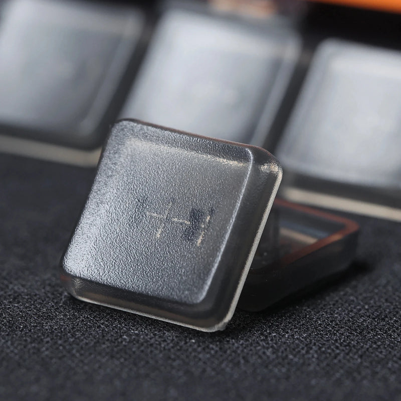 5/10/30/50pcs Low Profile Choc PBT Keycaps for Kailh 1350 Choc Switches Mechanical Keyboard Ultra Thin Black White Transparent