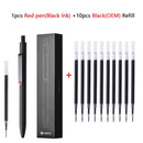 Cute Kaco MIDOT Gel Ink Pen Metal Signature Pens 0.5mm Fine Point 800Meter Smooth Writing Quick Dry Office School Stationary