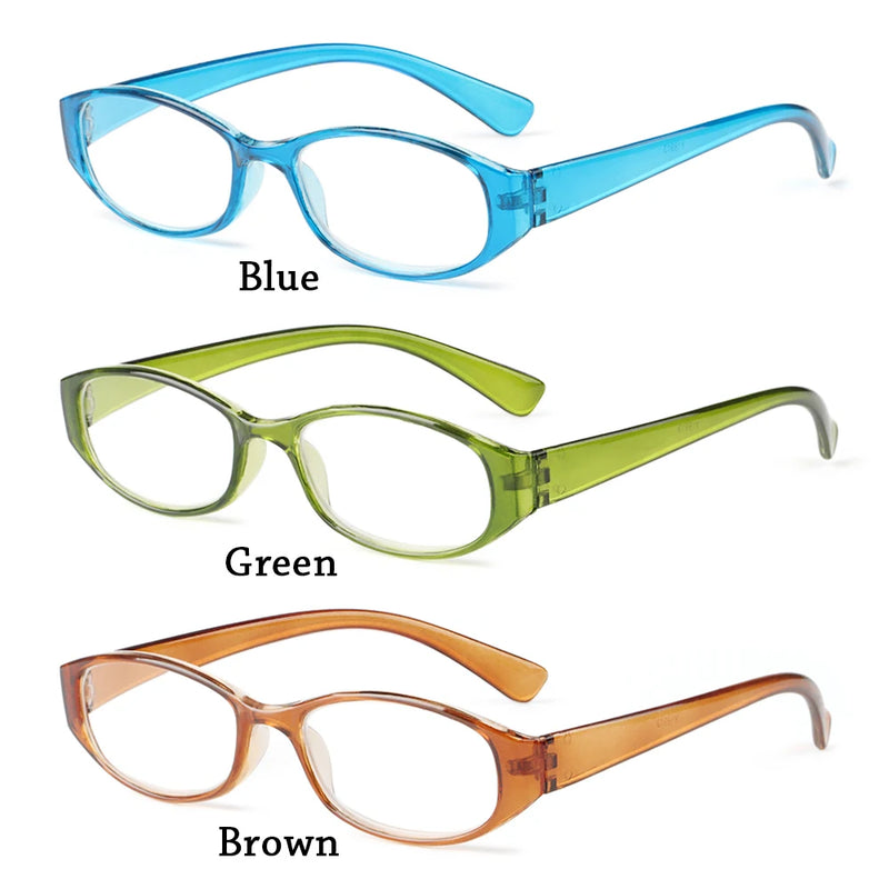 Fashion Reading Glasses Ultra Light Frame Eye Protection Men Women Elegant Comfortable Eyeglasses Diopter +1.0~4.0