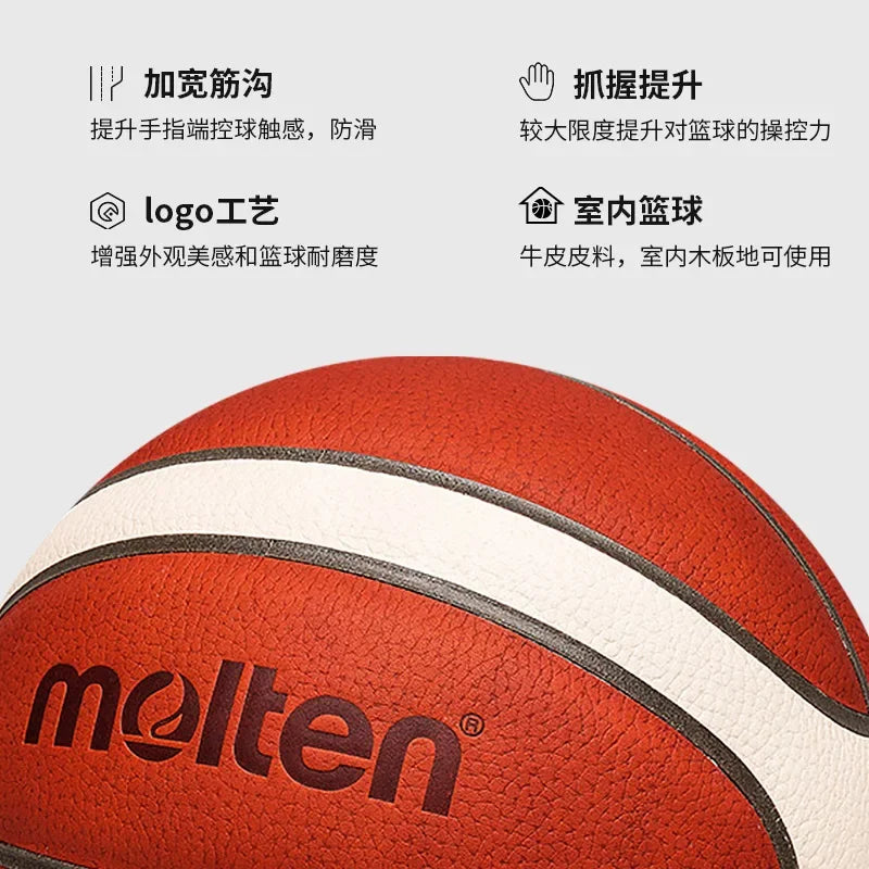 Molten BG5000 Official molten Cowhide professional compet Basketball Leather Basketball Indoor Competition 7 cof skin Basketball