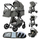 Newest Baby Stroller 3 in1 Multifunctional Stroller Easy Folding Travel Portable Baby Carriage Safety Seat EU Standard