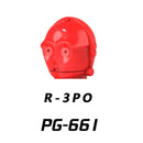 R-3PO Droids Building Blocks U-3PO Bricks Figures C-3PO Mini Figurines R-3PO Figure TC-4 Assembly Kids Toy