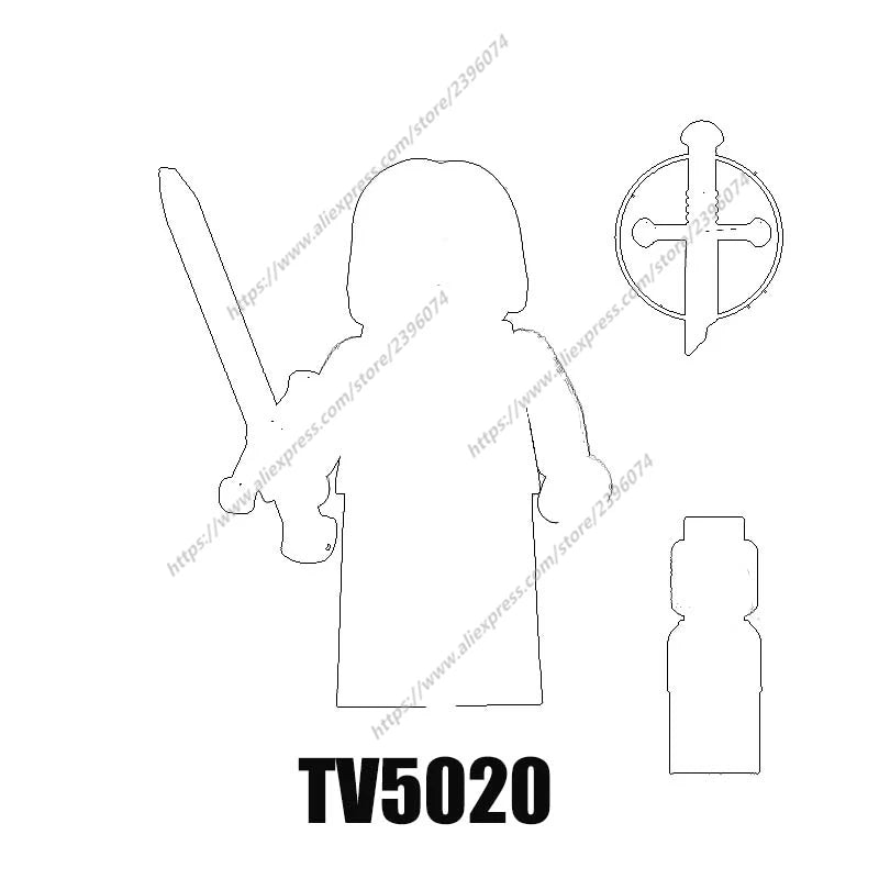 Series-104 Medieval Movie Knights Figure Building Blocks toys XP103 XP104 XP105 XP106 XP107 XP108 XP109 XP110 XP131 XP132