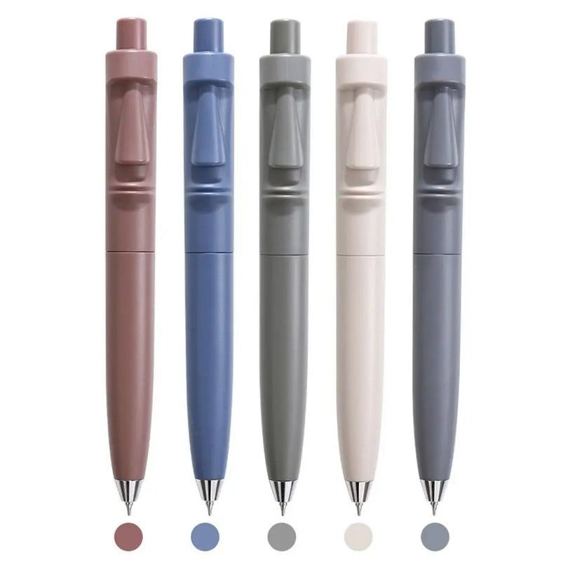 CS Tip Pocket Pen High Quality 0.5mm Black Ink Quick-drying Ballpoint Pen Short Mini Gel Pen Student Specific