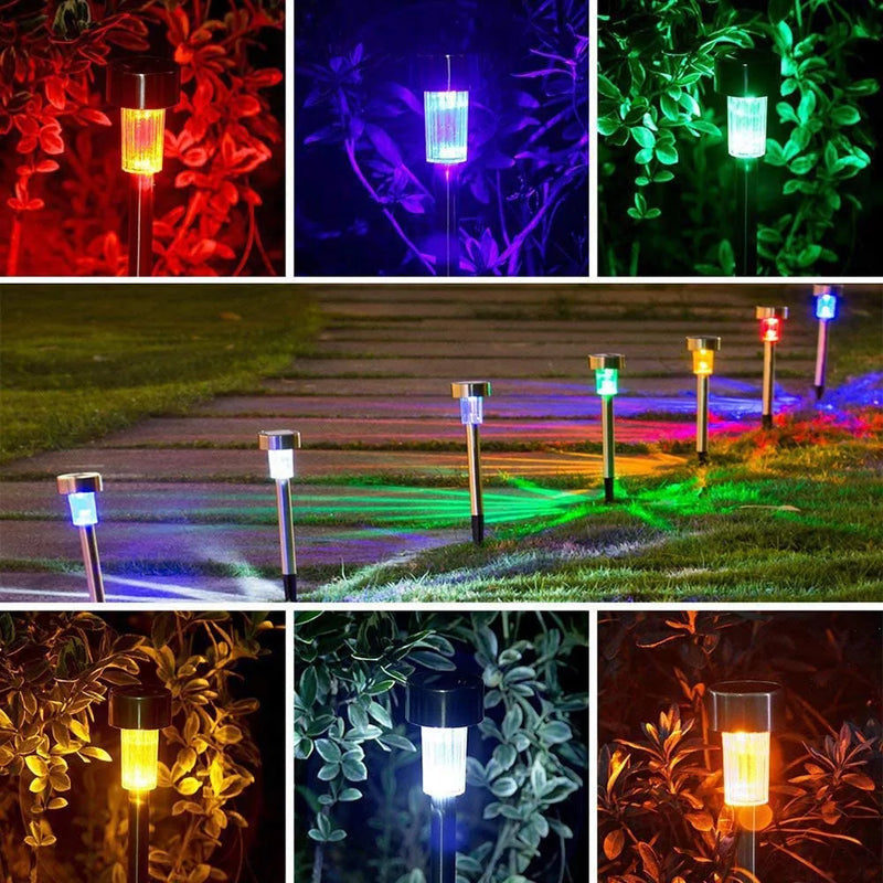 Outdoor Solar Lights Garden Lights Waterproof Landscape Lighting Lights Pathway Yard Lawn Solar Lamp Lantern Garden Decoration