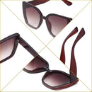 Oversized Cat Eye Sunglasses Women 2022 Luxury Brand Fashion Large Frame Square Sun Glasses for Men Retro Trendy Cateye Eyewear