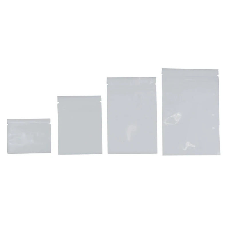 100 Pcs Colorful Top Feed Foil Zip Lock Bags Food Pouch,Mylar Aluminum Foil Bags,Tea Pouches,Food Storge Bag