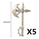 MOC Medieval Accessories Building Blocks Military Soldiers Shoulders Armor Blaster Helmets Weapons War Bricks Children Toys B038