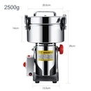 Electric Grain Mill Grinder Stainless Steel Pulverizer Powder Machine for Dry Herbs Grains Spices Cereals Coffee Corn 800G