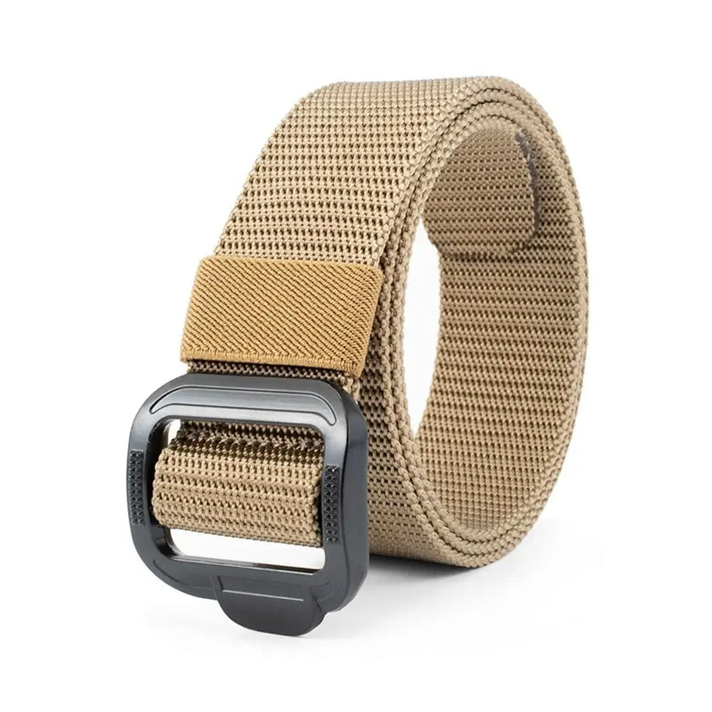 Nylon Outdoor  Belt Men's Belt Alloy Button Unisex Free Size 3.8cm Wide Nylon Belt Waistband