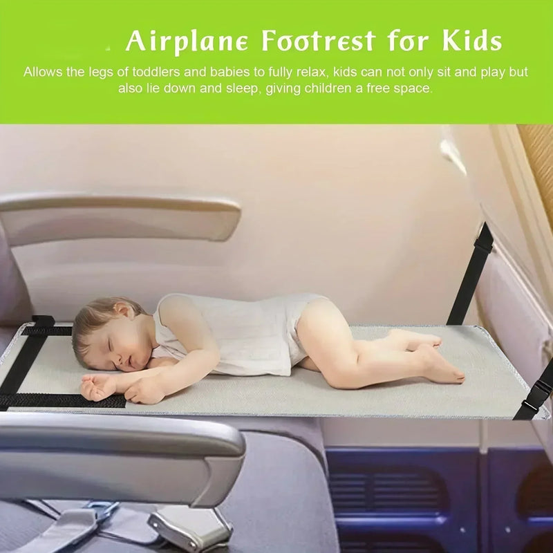 Kids Travel Airplane Bed Baby Pedals Bed Portable Travel Foot Rest Hammock Kids Bed Airplane Seat Extender Leg Rest For Kids