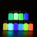 Colorful Noctilucent Sand Super Bright Night Light Sand Glow In Dark Sandblasting multiple Usages Glowing Crystal Party Ornament