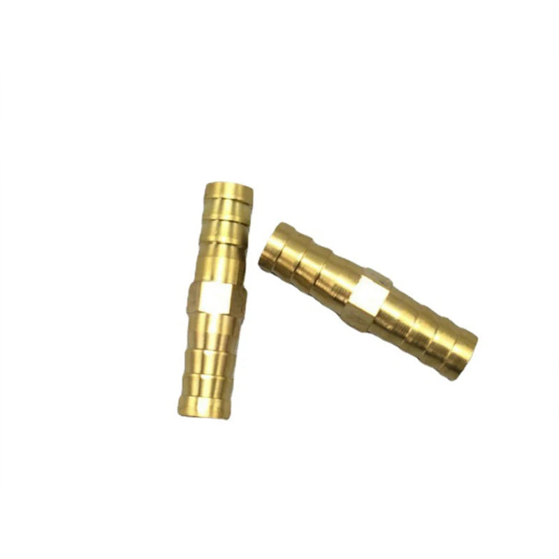 Brass Barb Pipe Fitting 2 Way Connector for 3mm 4mm 6mm 8mm 10mm 12mm 14mm 16mm 19mm 25mm Hose Copper Pagoda Water Tube Fittings