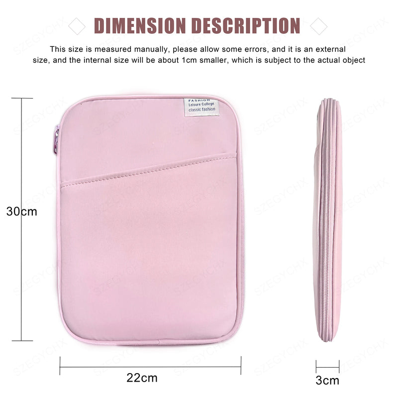 Tablet Sleeve Bag 9-11 inch for iPad Air Pro 11 2022 2021 2020 Mini For XiaoMi 5 For Samsung Huawei Lenovo Shockproof Pouch Bags