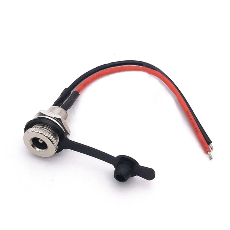 DC-099 5.5*2.1/5.5*2.5mm DC Power Plug Socket Connector Male Female DIY Waterproof DC Jack Port 5.5×2.5 5.5×2.1mm Plug with Wire