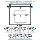 Two trees Laser Engraving Aluminum Profile Frame 600x600mm Laser Engraver Upgrade Kit For TTS-55 TTS-10 Pro CNC Laser Parts