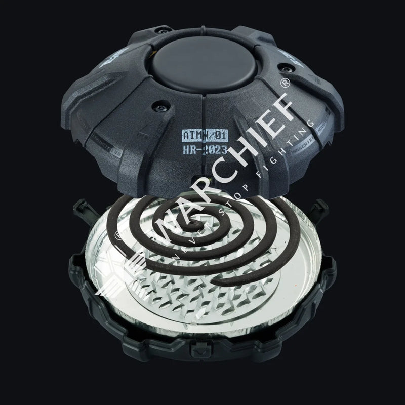 Tactical Mosquito Coil Box Outdoor Camping Mosquito Coil Storage Protective Box Fireproof Mosquito Coil Tray Mosquito Repellent