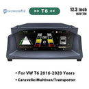 Wowuseful 10.25 Lcd Digital Dashboard Cluster For VW Variant Caddy Touran T6 EOS Sharan Golf 5 Virtual Instrument Paneel Cockpit