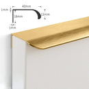 Furniture Handle Invisible Drawer Embedded Kitchen Storage Room Wardrobe Dressing Table Aluminum Alloy Indoor Door Handle