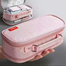 Pen Storage Bag Pencil Case 5 Layer Large Capacity Cosmetic High Quality Study Supplies Simple Student Stationary Boxes