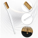 3D Printer Cleaner Tool Copper Wire Toothbrush Copper Brush Handle For Nozzle Block Hotend Cleaning Hot Bed Cleaning Parts