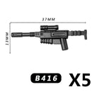 MOC Medieval Accessories Building Blocks Military Soldiers Shoulders Armor Blaster Helmets Weapons War Bricks Children Toys B038