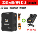 (DO Brazil) ZGCINE ZG-S200 V99 V Mount Battery V-Lock Lithium Battery Pack for Camcorder/Digitais/Video Lights/Monitors