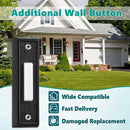 1PCS Wired Doorbell Button With LED Light, Replacement Of Doorbell Ring Button, Wall Mounted Door Opener Switch