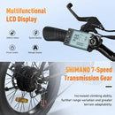 HITWAY Electric Bike for Adults, 20" Fat Tire E Bike 250W Electric Bicycles, Folding Electric Bike, 36V/11.2Ah Battery 35-90KM