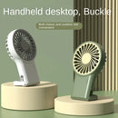 Cooling Electric Fan 3 Wind Speed Portable Pocket Fan For Travel Indoor Outdoor Usb Desktop Rechargeable Handheld Fan with Hook
