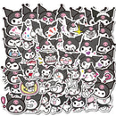 50pcs Sanrio Sticker Pack Hello Kitty Kuromi My Melody Pompom Purin Cinnamoroll Waterproof Phone Case Cute Anime Stickers