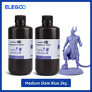 Elegoo 1KG/2KG/4KG UV Resin 2.0 For 3D Printer SATURN 3 ULTRA 3D Printing Material UV Resin Normal 1kg Liquid Bottle