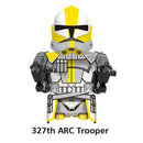 ARC Clone Troopers Building Blocks LUKE Skywalker Mandalorians Boba Fett Palpatine Yoda R2D2 Bricks Action Figures Toys