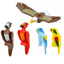 Figures Animal Building Block MOC City Goat Sheep Eagle Owl Panda Parrot Seagull Penguin Zoo Fram Accessories Bricks Toy Gift