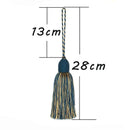2Pcs Hanging Rope Tassels Sewing Bang Silk Fringe Trim Key Tassel for DIY Curtain Accessories Home Decoration Fringe Bag Gift