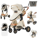 Baby Stroller 3 in 1 stroller lightweight strollers  Baby Carriage mutifunction strollers Baby newborn stroller mother kids