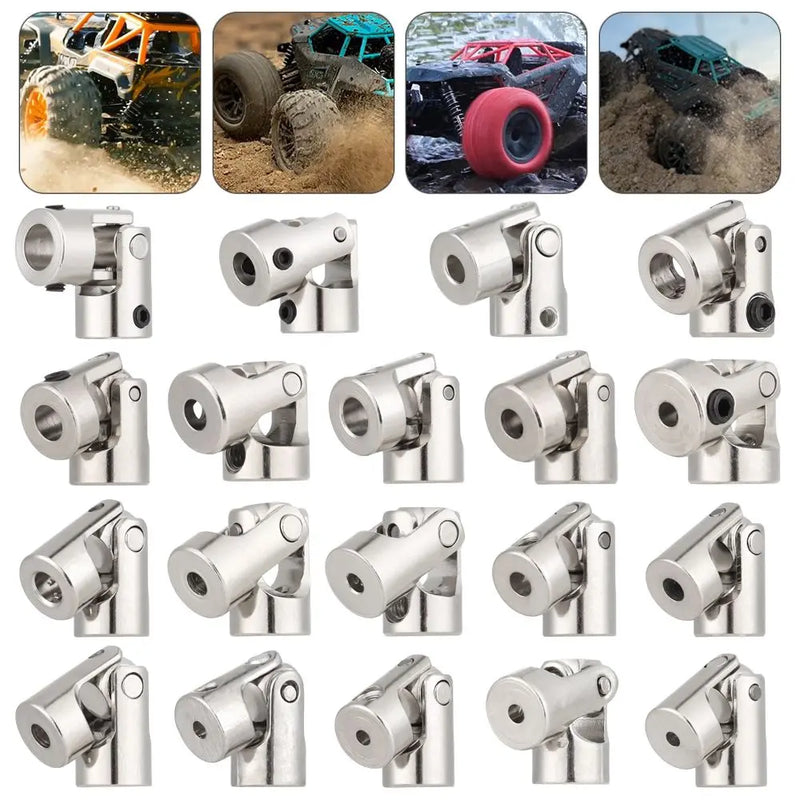 2mm/2.3mm/3mm/3.175mm/4mm/5mm/6mm/8mm Rc Boat Car Metal Cardan Joint Gimbal Couplings Shaft Motor Connector