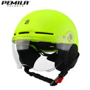 PEMILA Bicycle Helmet With Goggles Cycling Helmet Full Edge Wrapping Technology Bike Helmet Road MTB E-bike MTB Bicycle Helmet