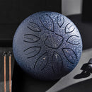 Hluru Glucophone Steel Tongue Drum 6 Inch 11 Notes C5 Key Drums Tone Ethereal Hand Pan Drum Instrument Musical Instruments